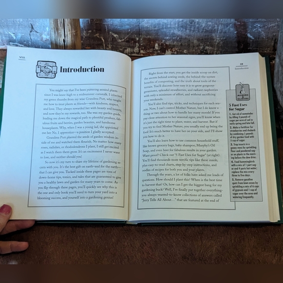 New Condition 2000 Great Green Book Of Garden Secrets By Jerry Baker - Picture 11 of 16